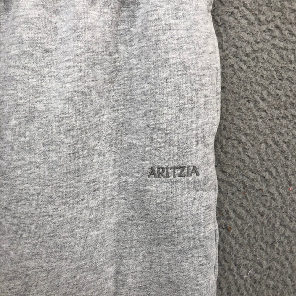 Aritzia Tna Sweatfleece Sweatpants Womens XS Regular Gray Boyfriend Fit Joggers - Picture 2 of 10